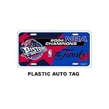 Express Detroit Pistons 2004 NBA Champions Plastic License Plate