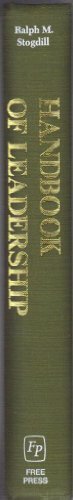 Handbook of Leadership: A Survey of Theory and Research