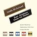 COS086988 - Custom Interchangeable Nameplate with Silver Base for Desk