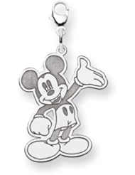 Disney Waving Mickey Lobster Clasp Charm