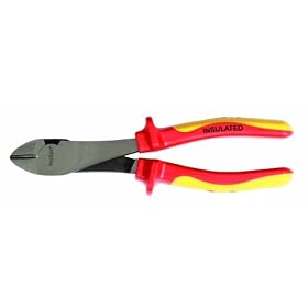 Wiha 32347 Proturn Insulated High Leverage Pliers, 1,000 Volt Rated, 8-Inch