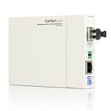 StarTech.com 1000 Mbps Gigabit Ethernet Multi Mode Fiber Media Converter LC 550m (ET91000LC)
