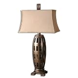 Buy 38 Old English Metallic Chocolate Bronze Porcelain Table Lamp by DivaAtHome