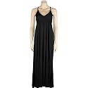 FULL TILT Wood Racer Maxi Dress - Black