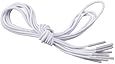 Drive Medical Elastic Shoe and Sneaker Laces, White, 2 Pairs