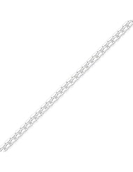 Sterling Silver 2.6mm Oval Box Chain - 20 Inch