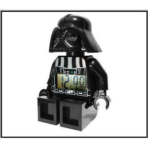 Darth Vader Digital Clock Star Wars Toy Time Light Saber Space Block Force Sleep Sit Stand Evil