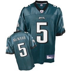 Reebok NFL Equipment Philadelphia Eagles #5 Donovan McNabb Green Replica Football Jersey (X-Large)