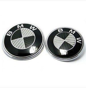 BMW FRONT/REAR Black High Quality Carbon Fiber Car Badges Emblems