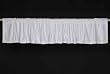 White Velvet Rod Pocket / Pole Top Valance