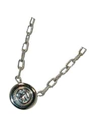 14k Solid Gold Diamond Donut Bezel Necklace (0.50 ct.tw.)