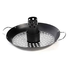 Charcoal Companion Non-Stick Vertical Poultry Roasting Wok