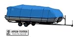 Wake Monsoon Pontoon Boat Cover. Fits 25' to 28'Length, (Beam Width to 104). Color: Blue