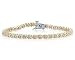 1.25 CTW Classic Diamond Bracelet in Two Tone 14K White and Yellow Gold