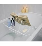 Kitchen & Housewares : Extendable Bath Bridge with Book Holder