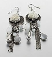Per Una Diamanté Charm & Tassel Drop Earrings