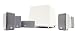 Boston Acoustics MCS 100 Home Theater Speaker System 5 compact speakers and a powered subwoofer Mist