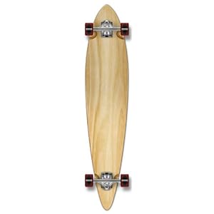 Blank & Graphic Complete Longboard Pintail Skateboard W/ 71mm Wheels