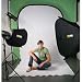 Photo : Lastolite LL LB5921 5 x 6 Feet Collapsible Reversible Solid Background (Black/White)