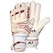 REUSCH 1871500 XENA SOCCER GLOVE (White/Maroon -  Size 8)