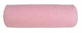 Cylinder Cotton Waffle Bath Pillow - Pink