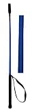 Reitgerte mit Klatsche in blau, 65 cm