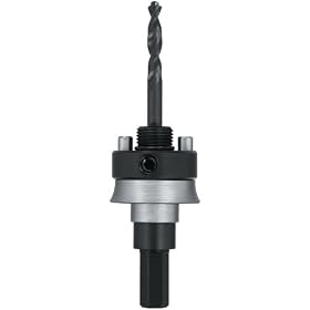 DEWALT DW1803 Heavy Duty 7/16-Inch Shank Quick Change Mandrel (Fits Hole Saws 1-1/4-Inch - 6-Inch): Home Improvement