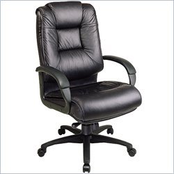 Hi-Back Executive Leather Chair - Dark Gray