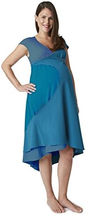 Pretty Pushers Cap Sleeve Transition Gown - 3XL - Teal
