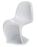 Verner Panton S Chair - White - Ships in 24 Hours with Money Back Guarantee!