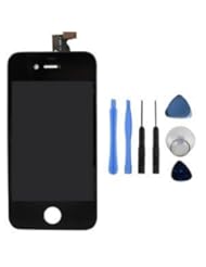 Wireless: Replacement Digitizer and Touch Screen LCD Assembly for Black Apple iPhone 4 - Generic