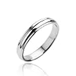 316L Stainless Steel Ring - Plain Engagement Band - Size: 5-13