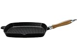 Krüger Grill-Pfanne Steak-Pfanne Induktion-Pfanne Gusseisen schwere Ausführung