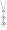 14k White Gold 3-Stone Diamond Pendant (1/3 cttw, H Color, SI2 Clarity)