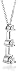14k White or Yellow Gold 3-Stone Diamond Pendant (1/3 cttw, H Color, SI2 Clarity)