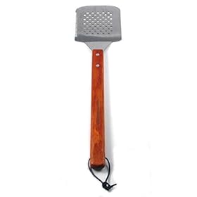 Charcoal Companion Big Head Rosewood Handle Spatula by 