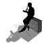Wallmonkeys Peel and Stick Wall Decals - Speech Silhouette - Removable Graphic