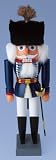 Decorative Christmas Nutcracker - British Hussar - Small (10.2 inches)