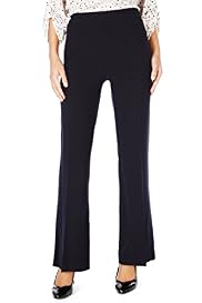 Flat Front Bootleg Trousers