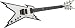 Dean Razorback 7 255 7-String Electric Guitar Metallic White/Black