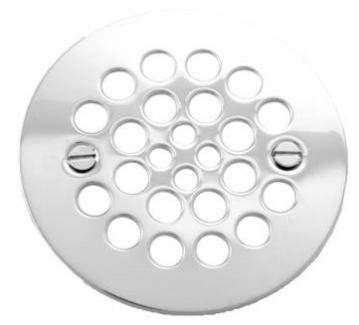 Brasstech 245/26 4-1/4-Inch Shower Strainer, Polished Chrome