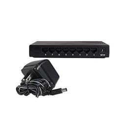 Sabrent NT-8PHB 8-Port 10/100 Fast Ethernet RJ45 Network Switch Metal Hub