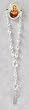 Rosary Lapel Pin with Cross - Immaculate Heart of Mary - MADE IN ITALY