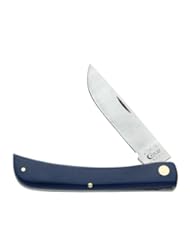 Case Knives 13007 American Workman Sod Buster Pocket Knife with Blue Handles