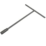 uxcell　T型ソケットレンチ　 六角ソケット T レンチ　　アンチスリップハンドル　11mm 六角ソケット　ローレットハンドル