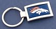 Denver Broncos Curved Keychain Key Chain NFL New