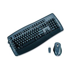 Kensington64385PilotBoardLaserWirelessUSBKeyboardandMouseDesktopSet,(PC/Mac)
