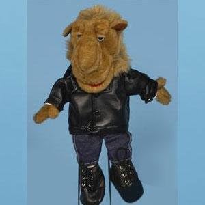 MegaTrends Merchandise GL1801B Glove Puppet - 14 in. - Camel In Black Jacket