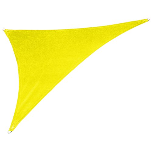 Coolaroo Custom Triangle Shade Sail, Yellow, 12 by 12 by 17-Feet