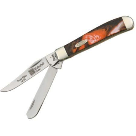 Case Cutlery 9207OF Case Oktoberfest Corelon Mini Trapper Pocket Knife with Stainless Steel Blades, Orange, Black and White mixed Corelon Case Cutlery 9207OF Case Oktoberfest Corelon Mini Trapper Pocket Knife with Stainless Steel Blades, Orange, Black and White mixed Corelon